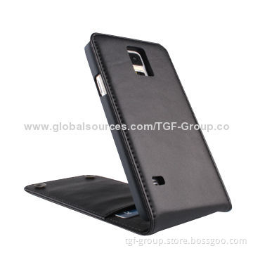 Real Leather Mobile Phone Case for Samsung S5, Different Colors Available